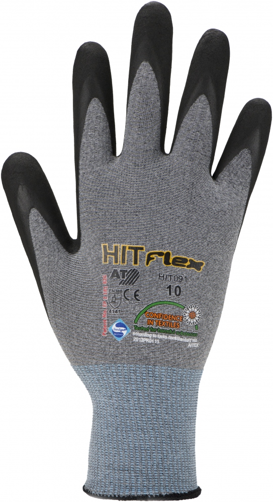 Asatex HIT099 HITFlex Breathable working gloves for mechanics 6-12