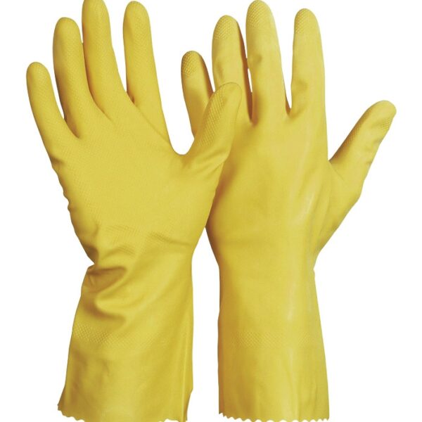 Asatex HS Household nature latex protective gloves yellow cat 3