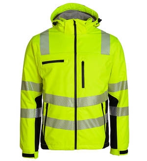 High visibility Softshell jacket yellow/black S-3XL, Prevent PTW-SP/78