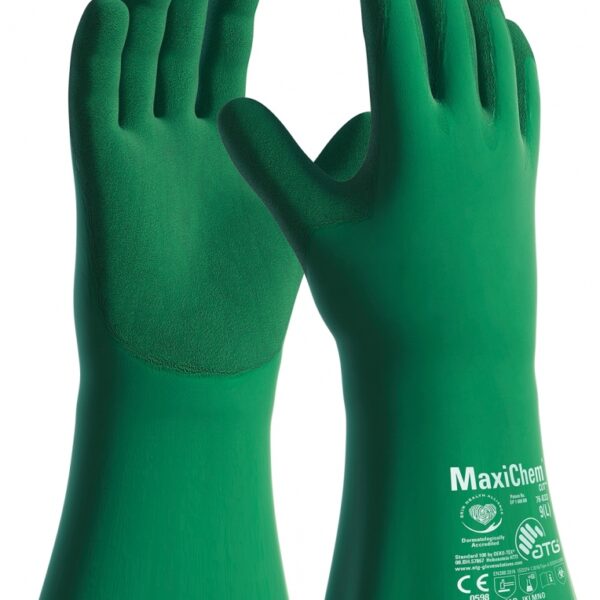 ATG MaxiChem 76-833 Chemical cut protection gloves Level B EN 374-1
