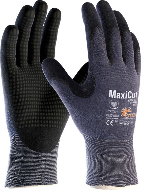 ATG 44-3445 MaxiCut Ultra Gut protective gloves blue/black lvl C 7-12