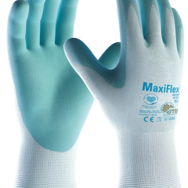 ATG Maxiflex 34-824 Active Skin-Caring Assembly Working Gloves