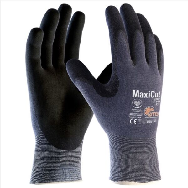 ATG 44-3745 MaxiCut Ultra Gut protective gloves blue/black 5-1