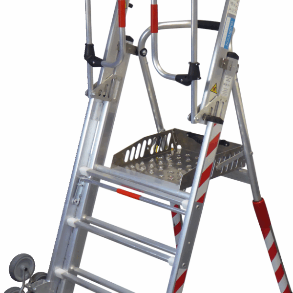 Audinnov PIRL UltraLight® 2.0 LX platform ladder fixed size 1,5-2,2m
