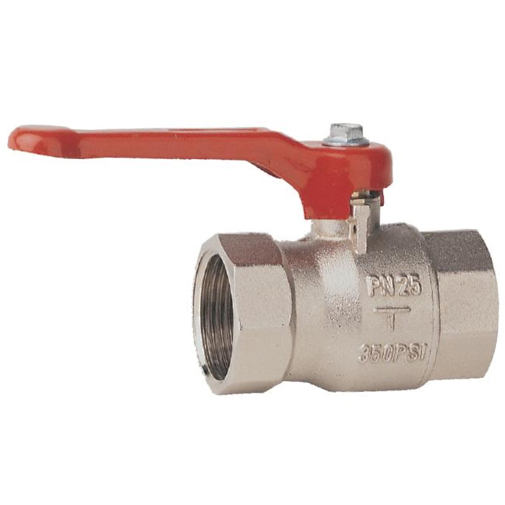 Ball valve nickel plated full bore 3/8'', 1/2'', 3/4''