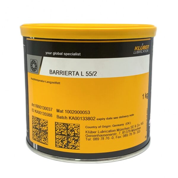 Klüber BARRIERTA L 55/2 High-temperature long-term grease 1kg