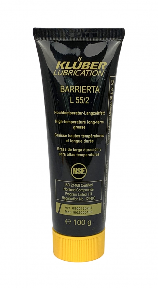 Klüber BARRIERTA L 55/2 High-temperature long-term grease 100g tube
