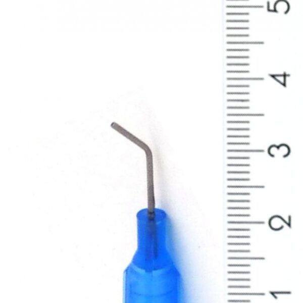 45° bent nozzle for torque sealant gun cartridge 12,7mm Ø0.41 mm