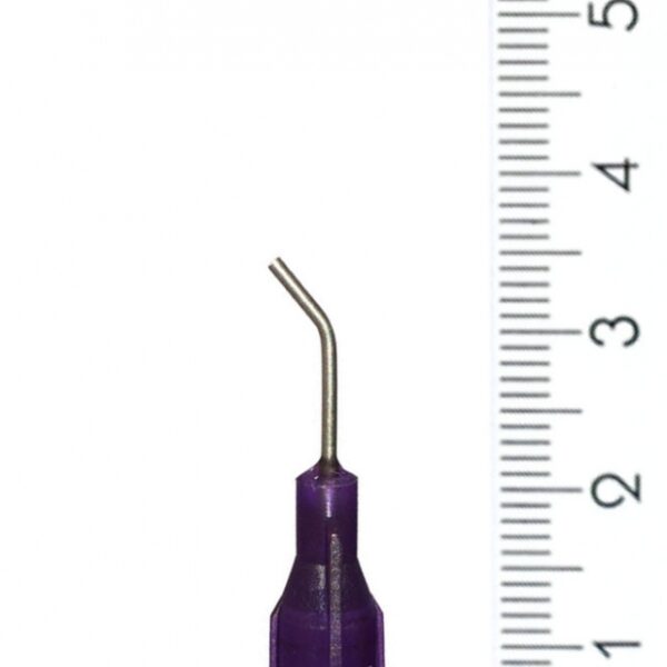 45° bent nozzle for torque sealant gun cartridge 12,7mm Ø0.51 mm