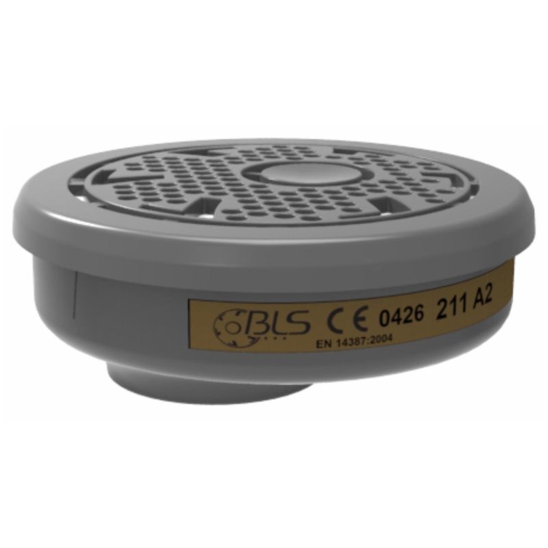 BLS 211 Gas filter A2 for respiratory masks series 4000 and 5000