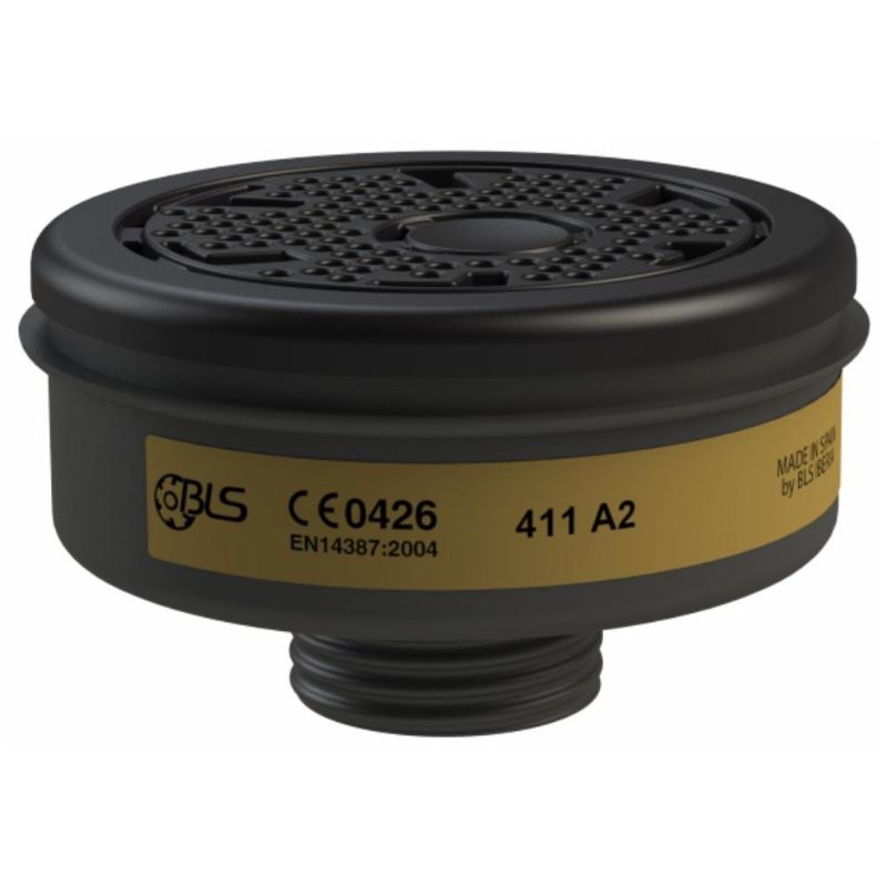 BLS® 411 Gas Filter A2 for full-face and half masks, RD40 universal