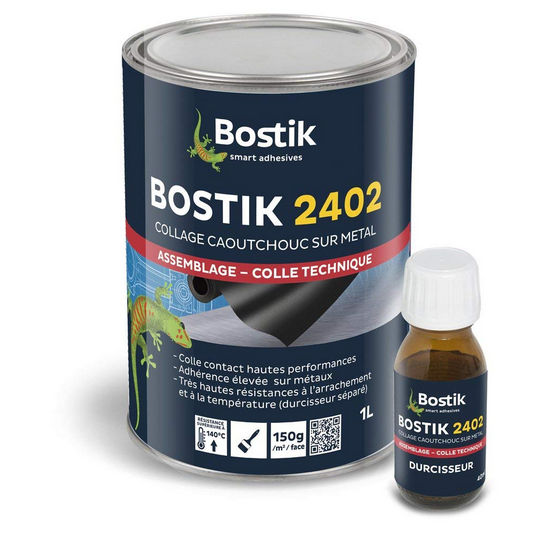 Bostik 2402 Neoprene glue + hardener 1 Liter