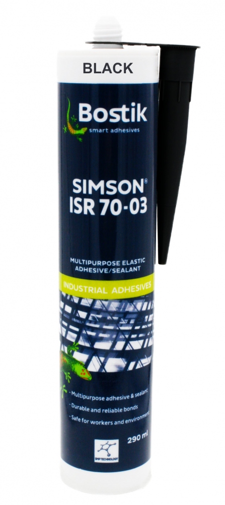 Bostik Simson ISR 70-03 Elastic SMP adhesive sealant black 290ml