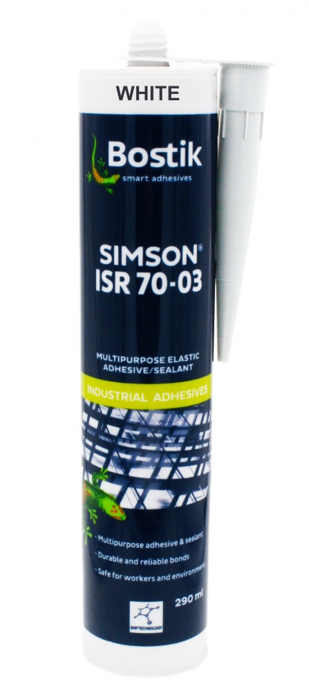 Bostik Simson ISR 70-03 Elastic SMP adhesive sealant white 290ml