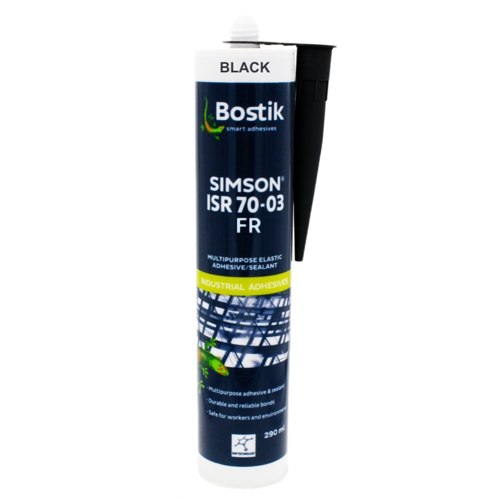 Bostik Simson ISR 70-03 FR Elastic SMP adhesive sealant black 290ml