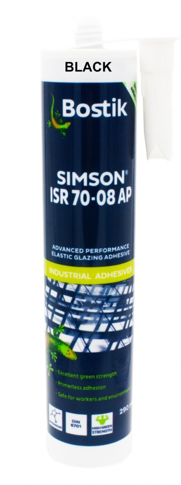 Bostik Simson ISR 70-08 AP SMP glazing adhesive for windscreens 290 ml