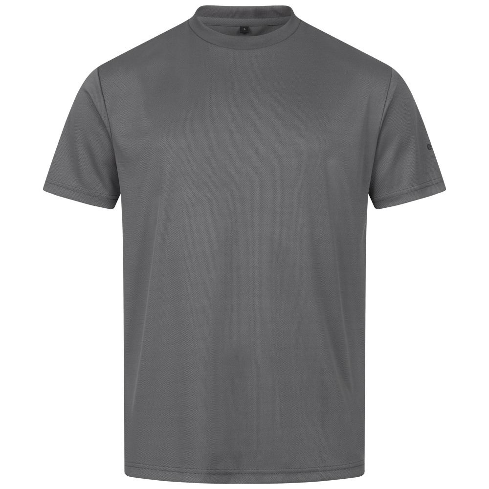 Breathable Work T-Shirt with UV protection grey S-4XL, Elysee 21047