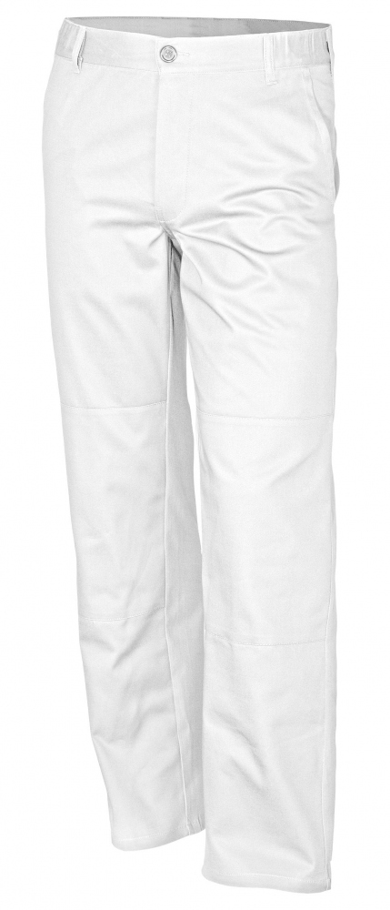 Qualitex Basic 61938DF4 Working trousers 100% cotton white 42-110
