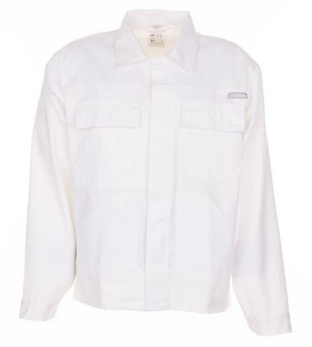 Planam BW270/1552 Waisted work jacket 100% cotton white XS-3XL