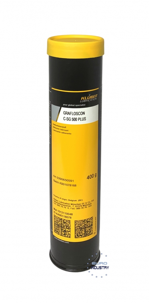 Klüber Grafloscon C-SG 500 Plus Adhesive lubricant 400g cartridge