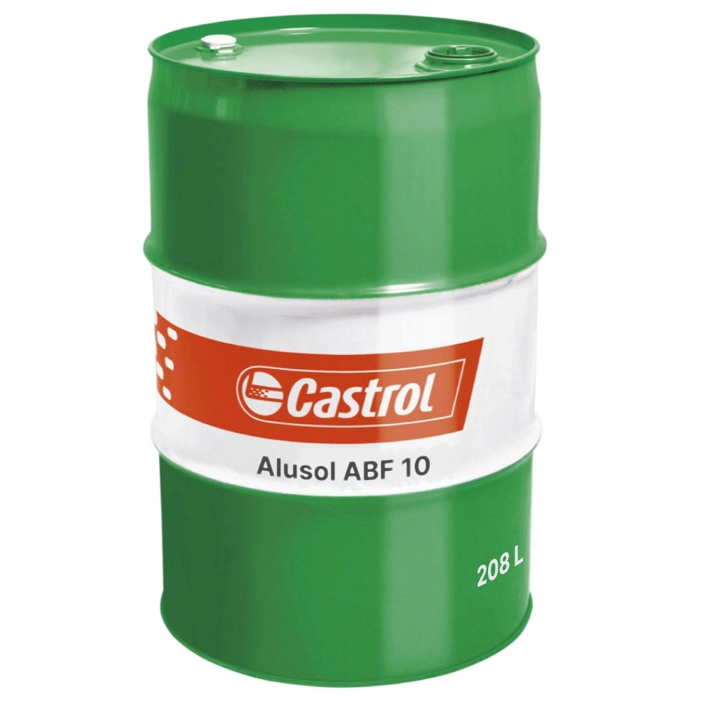 Castrol Alusol ABF 10 High performance metal working fluid 208l barrel
