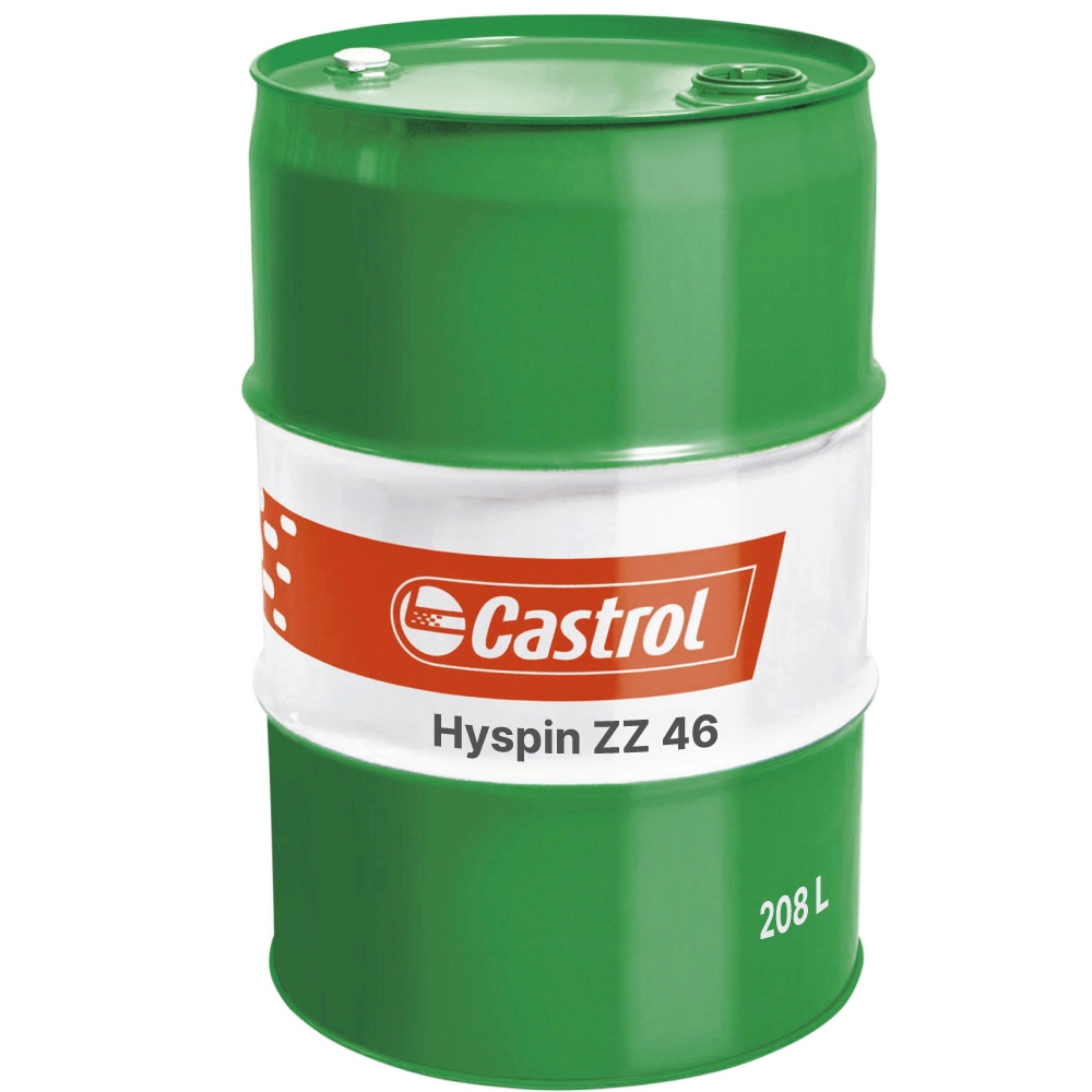 Castrol Hyspin ZZ 46 Anti-wear hydraulic oil HLP 208L barrel