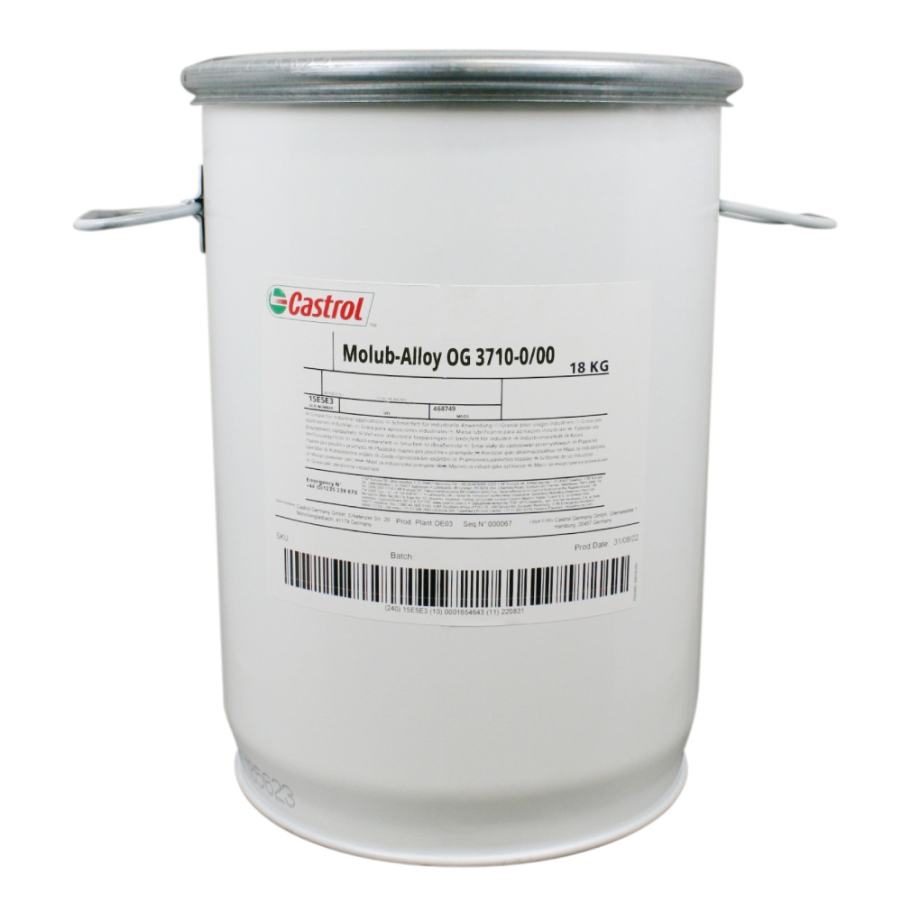 Castrol Molub-Alloy OG 3710-0/00 Open Gear Mill Lubricant 18kg bucket