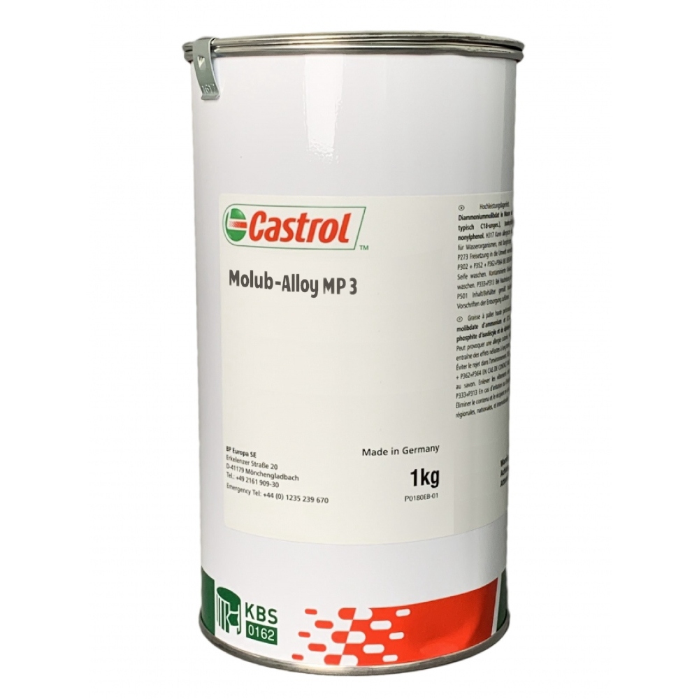 Castrol Molub-Alloy Paste MP 3 Assembly paste NLGI 3 anthrazit 1kg can