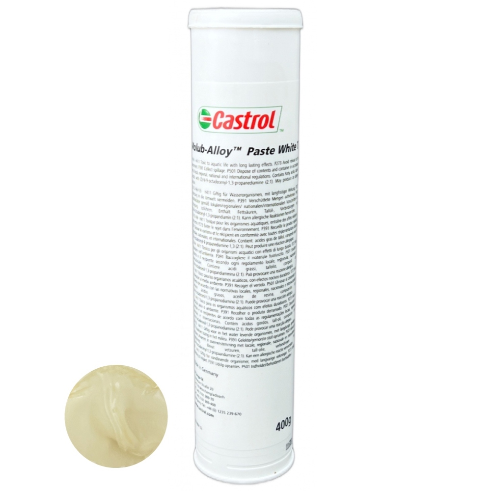 Castrol Molub-Alloy Paste White T Assembly NLGI 1 paste 400g cartridge