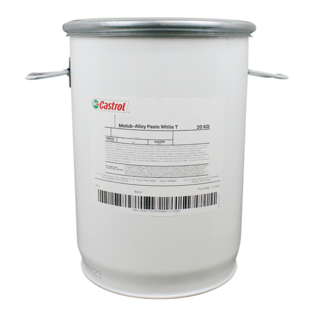 Castrol Molub-Alloy Paste White T Assembly paste NLGI 1 - 20kg pail