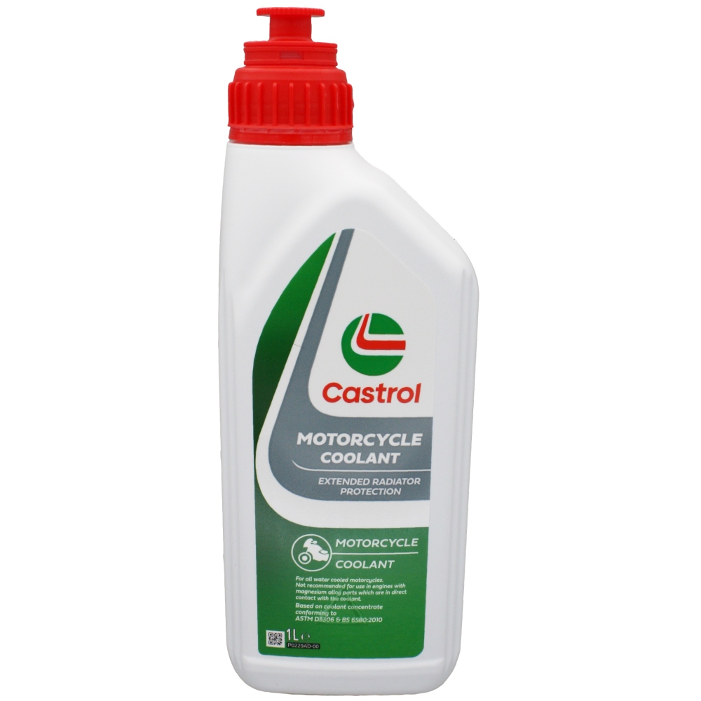 Castrol MOTORCYCLE COOLANT Ready-to-use Heat Transfer Fluid 1L bottle