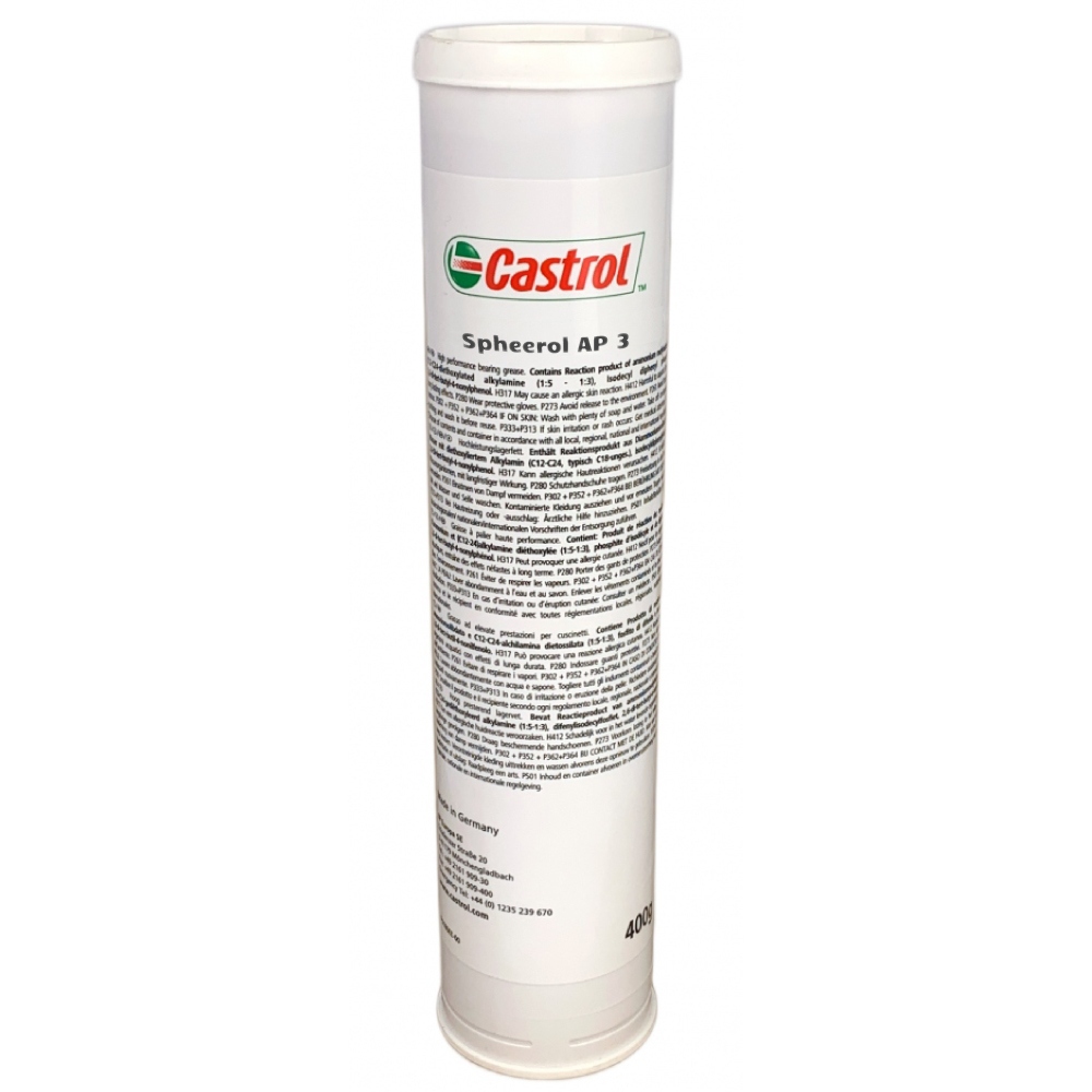 Castrol Spheerol AP 3 Lithium-based bearing grease 400g cartridge