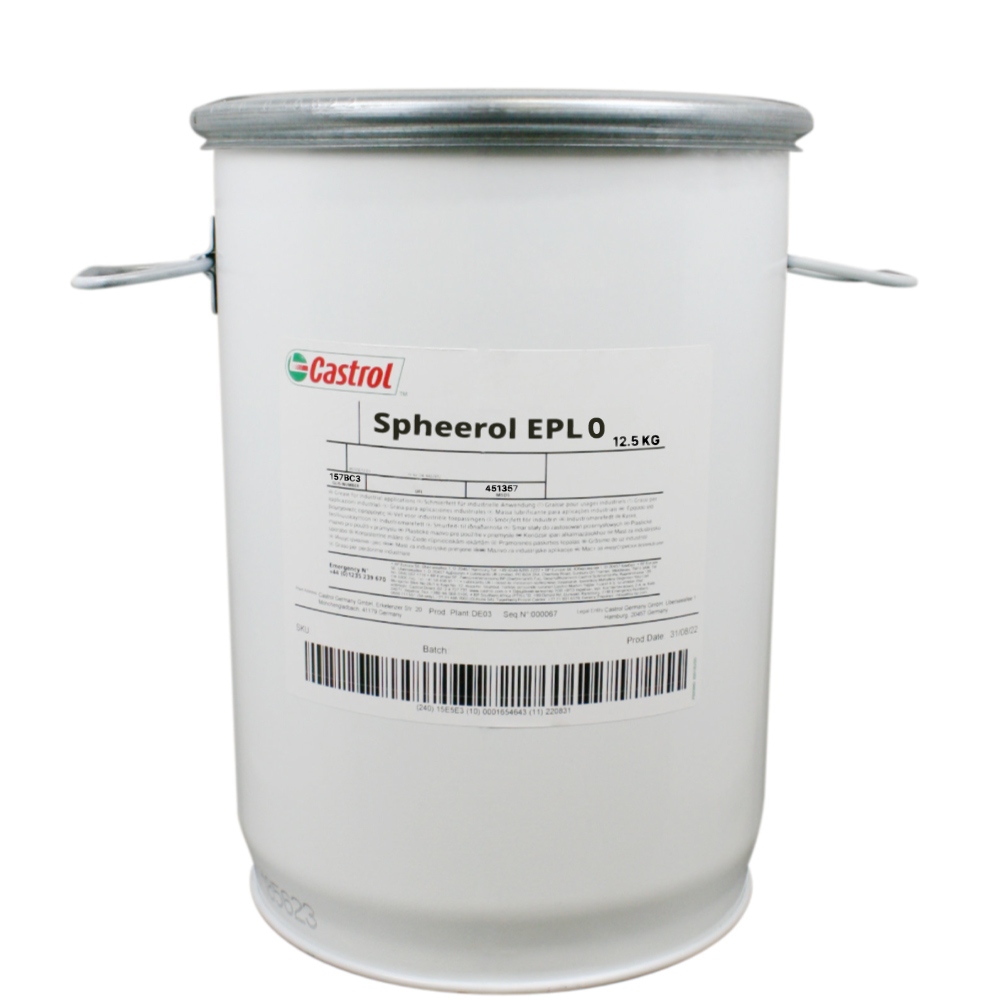 Castrol Spheerol EPL 0 Multi-purpose extreme pressure grease 12.5kg