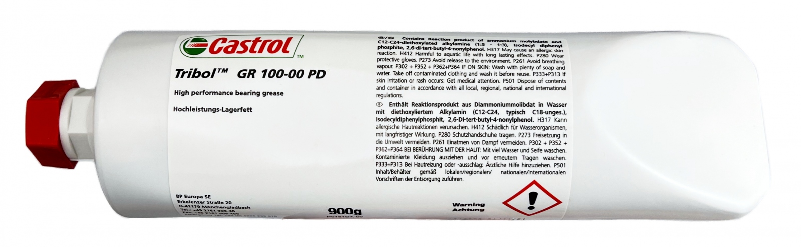 Castrol Tribol GR 100-00 PD High performance bearing grease 900g