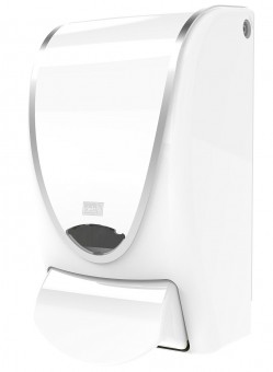 Deb 1 Liter Proline White Curve Dispenser