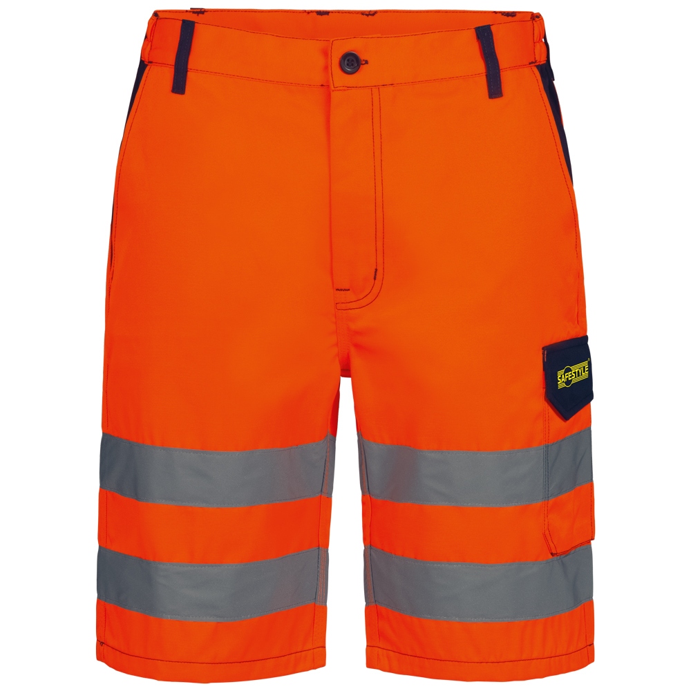 High-Vis Twill Shorts ISO 20471 class 1 orange 42-64 Elysee 23727