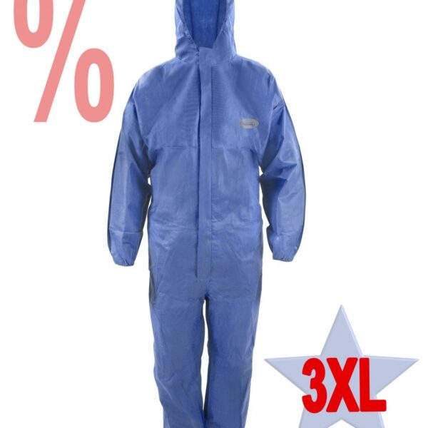 CoverTex C-3 Chemical coverall blue cat III type 5+6 size XXXL