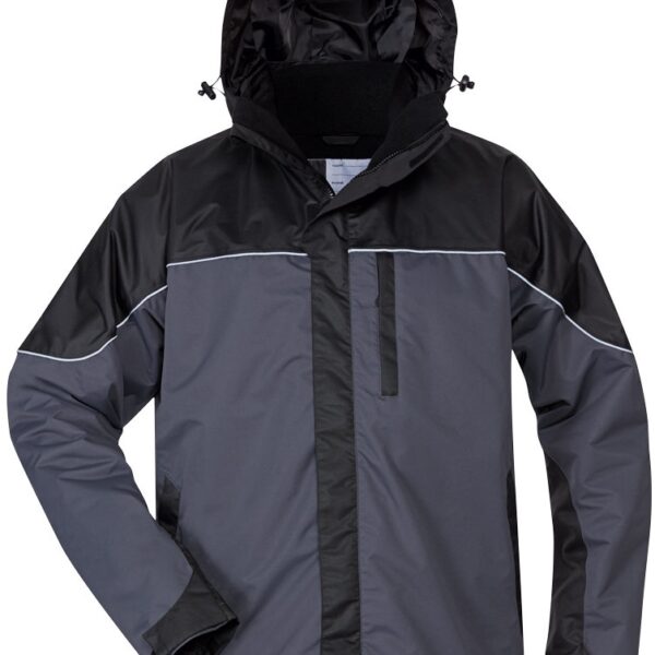 Craftland 20061 WELS 3 in 1 outdoor jacket grey/black  S-XXXL