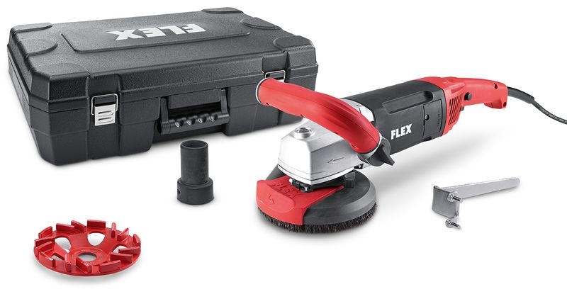 Flex (408.638) LD 18-7 125 R - Powerful renovation sander for sanding close to edges - Kit E-Jet - 1800 Watt
