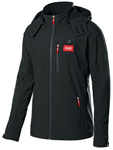FLEX TJ Men's battery-powered heating Softshell jacket 10.8/18 V