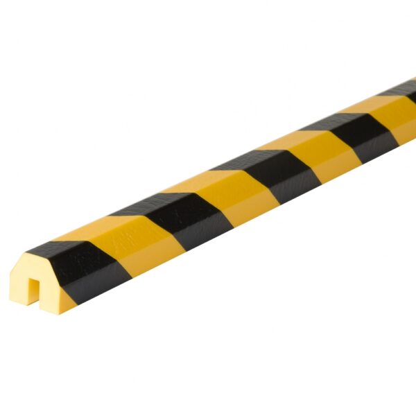 Dancop Typ BB Warning and protection profile polyurethane yellow/black