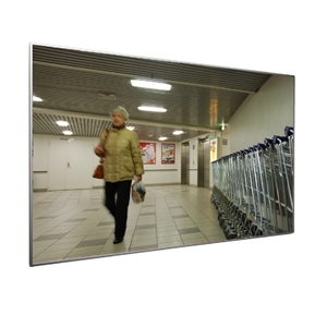 Dancop IP Shop mirror plate, Acrylic, aluminium frame - indoor use