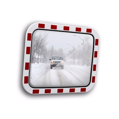 Dancop TM-B INOX stainless steel Traffic mirror Icefree 40 x 60 cm