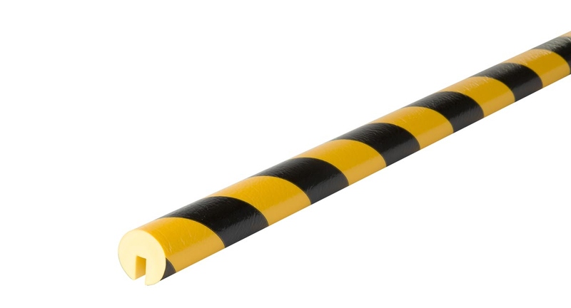 Dancop Type B Warning and protection profile polyurethane yellow/black