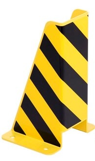 CRASH STOP 6250 Crash Protection Guard U-Sharpe, Black-Yellow 40 cm