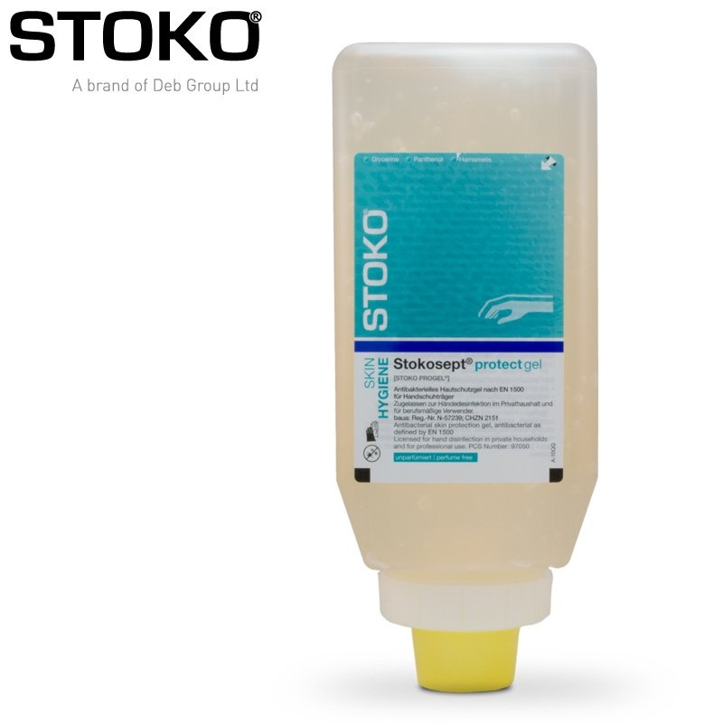 Deb 99055598 Stokosept protect Hand sanatizer gel 1l soft bottle