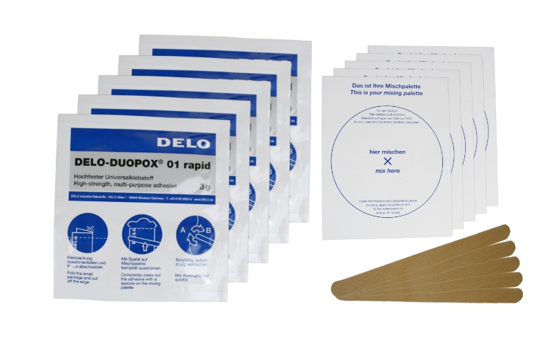 Delo-Duopox 01 Rapid Universal 2-component epoxy adhesive 5 x 3g