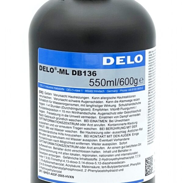 Delo-ML DB136 Anaerobic and light curing adhesive 550ml/600g