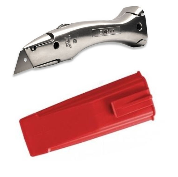 Delphin 100240 Universal carpet knife original nr 03 with holster red