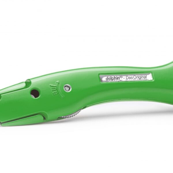 Delphin 100250-K1-G Universal carpet Knife green with black quiver